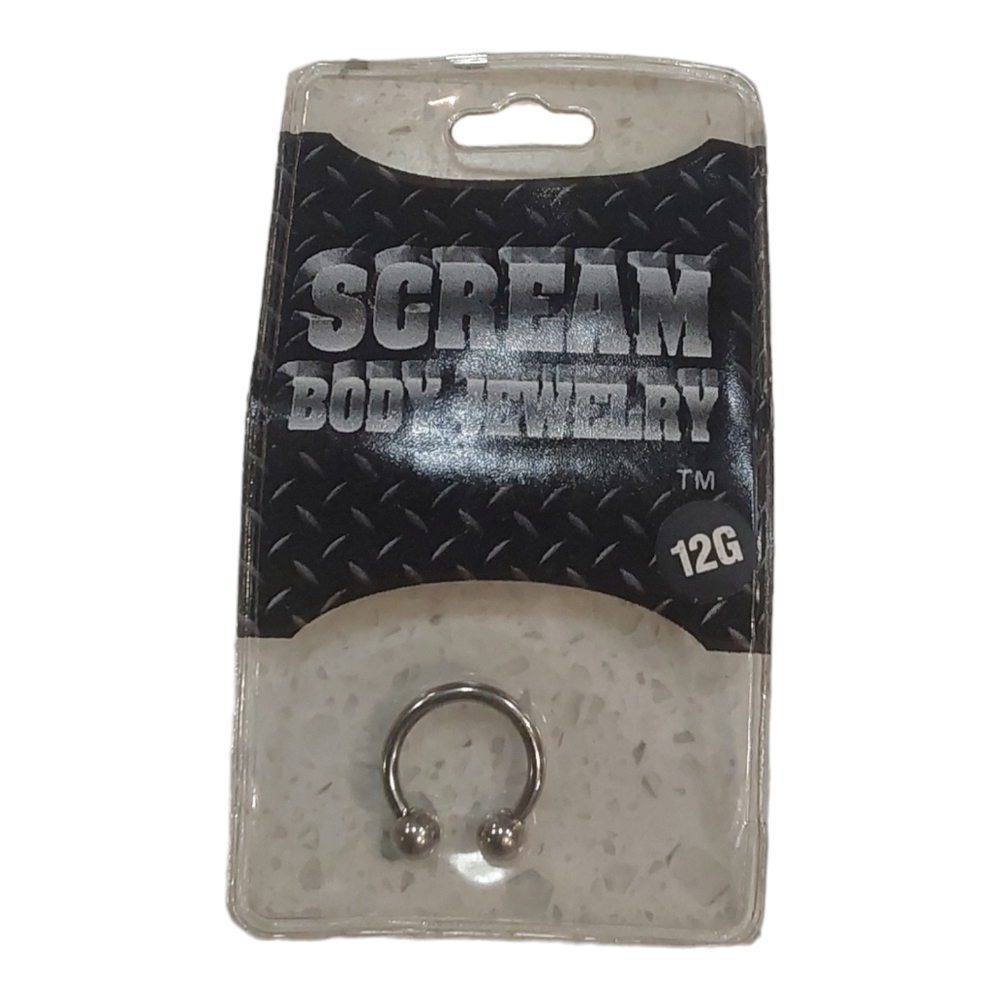 1 Scream Body Nose Jewelry Men Or Women's (12G) x
